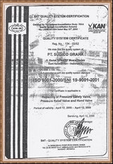 ISO 9001-2000 SUGICO GRAHA